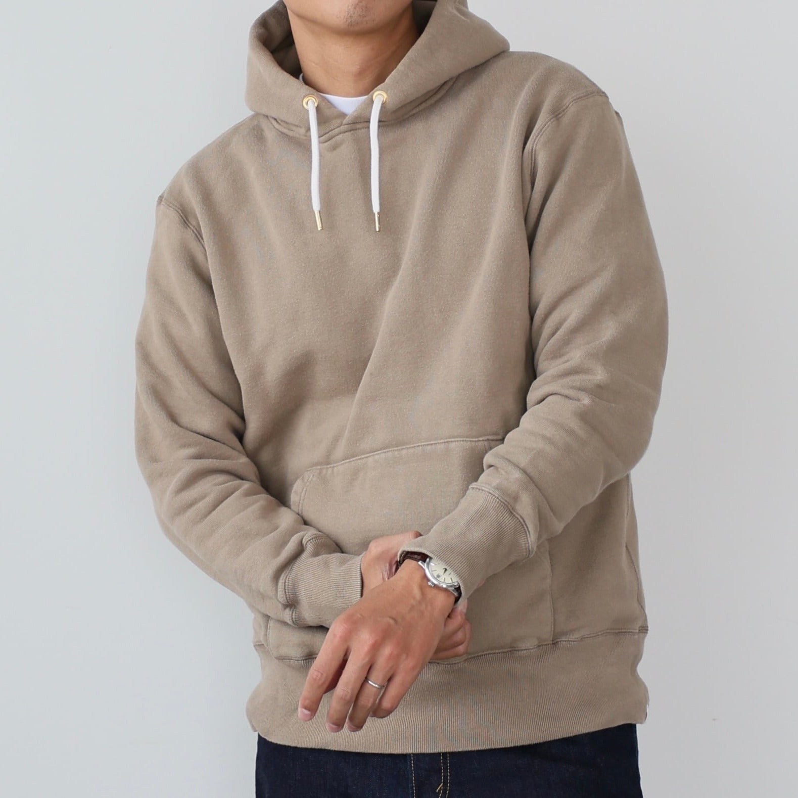 Perfectly Structured Premium Hoodie -Tsuri-ami Loopwheel Knit