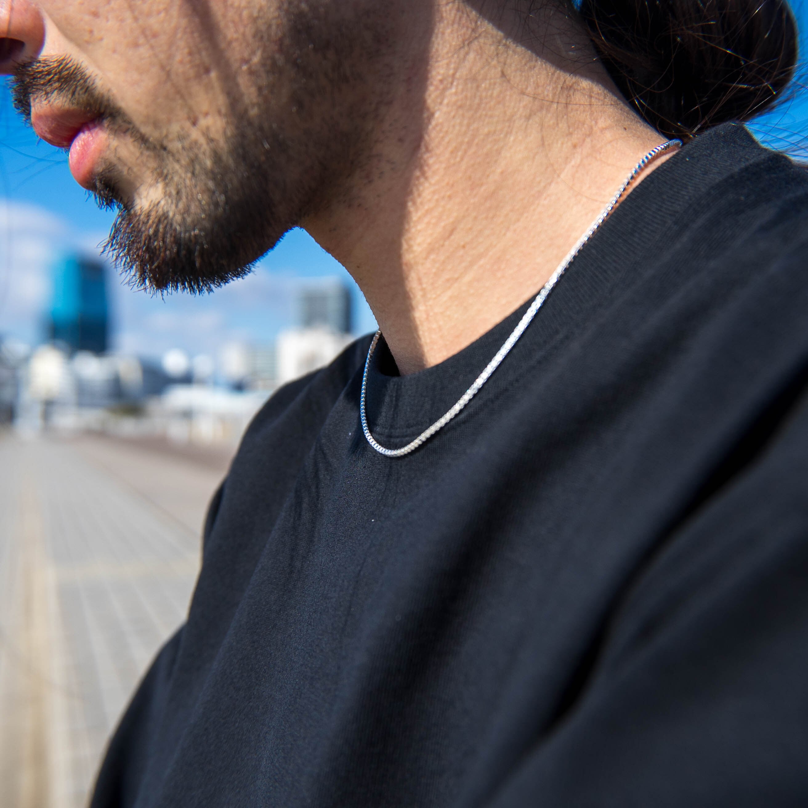 Timeless Sophistication - Sterling Silver Necklace