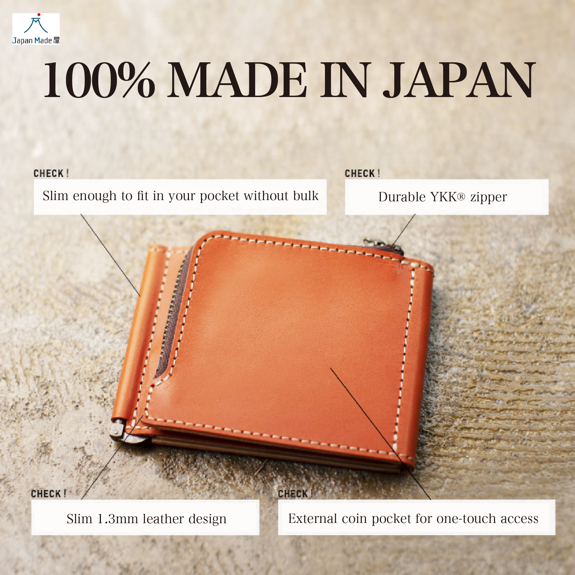 Level Up with this Genuine Leather Compact Wallet