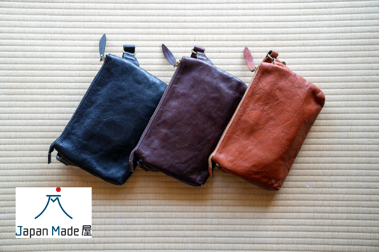 Handmade Japanese Full-Grain Leather Crossbody / Body Bag- Trusted by Japanese Users: 99.4% Satisfaction Rate on Our Domestic Site