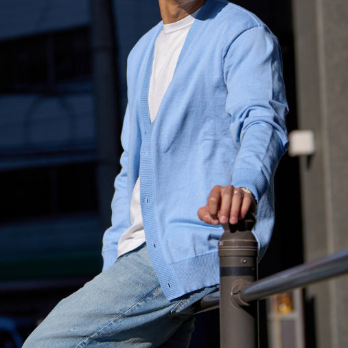 Effortlessly Elegant: Cashmere-Cotton Signature Cardigan