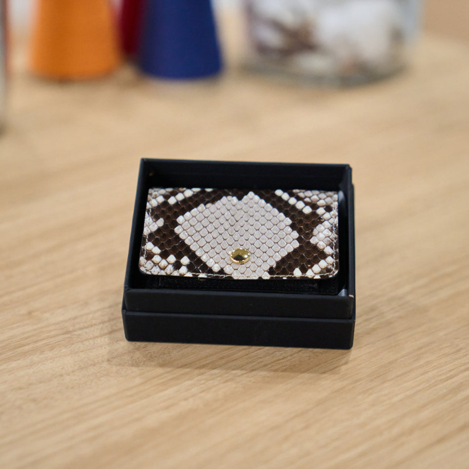 Special Edition Trifold Wallet: Python Leather