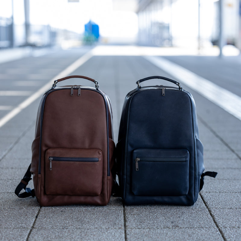 Luxe Waterproof Leather Backpack - For 30 & Up