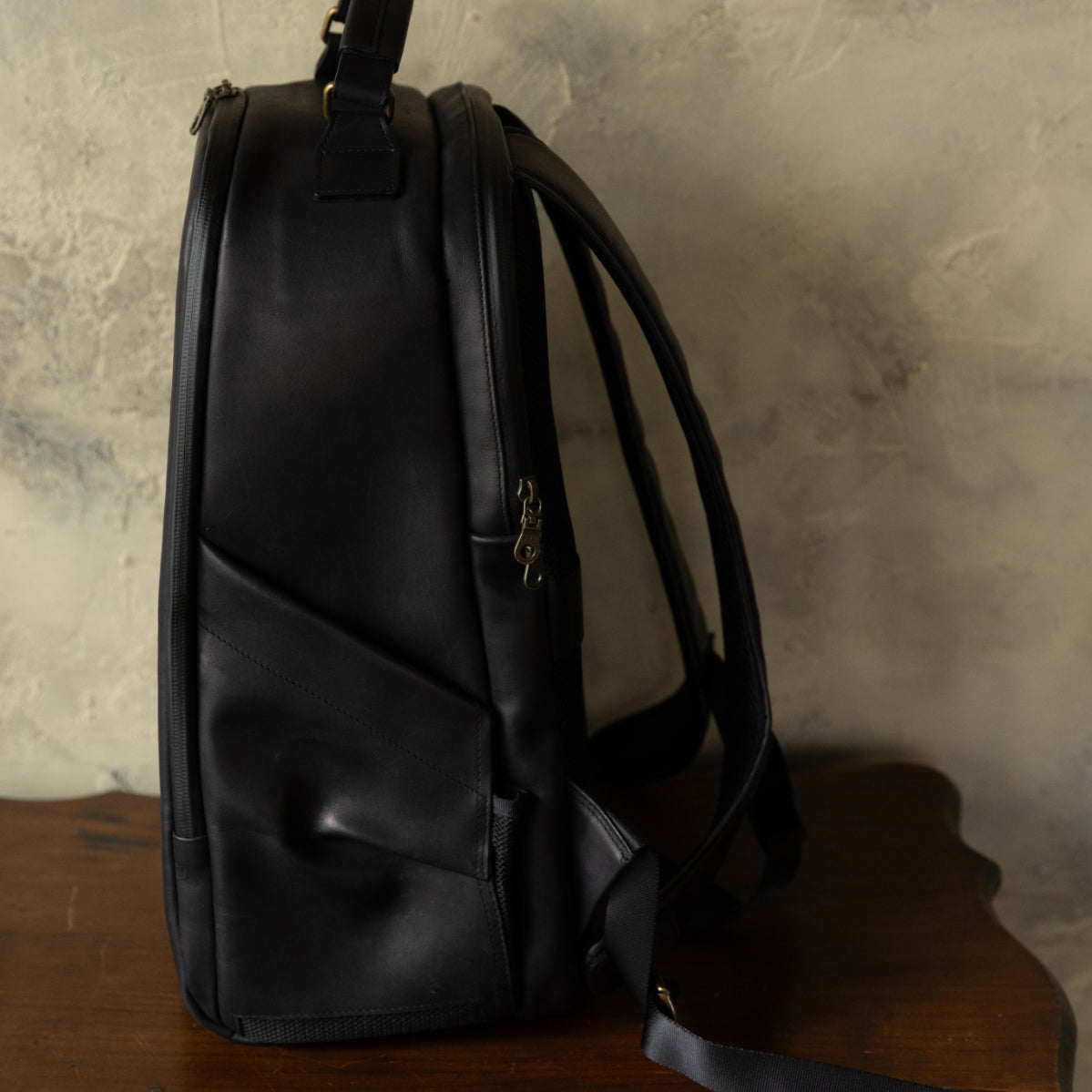 Luxe Waterproof Leather Backpack - For 30 & Up