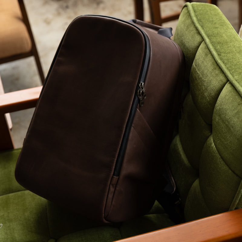 Luxe Waterproof Leather Backpack - For 30 & Up