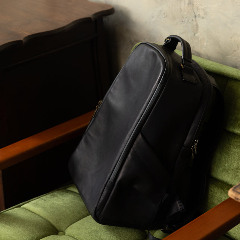 Luxe Waterproof Leather Backpack - For 30 & Up