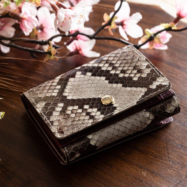 Special Edition Trifold Wallet: Python Leather