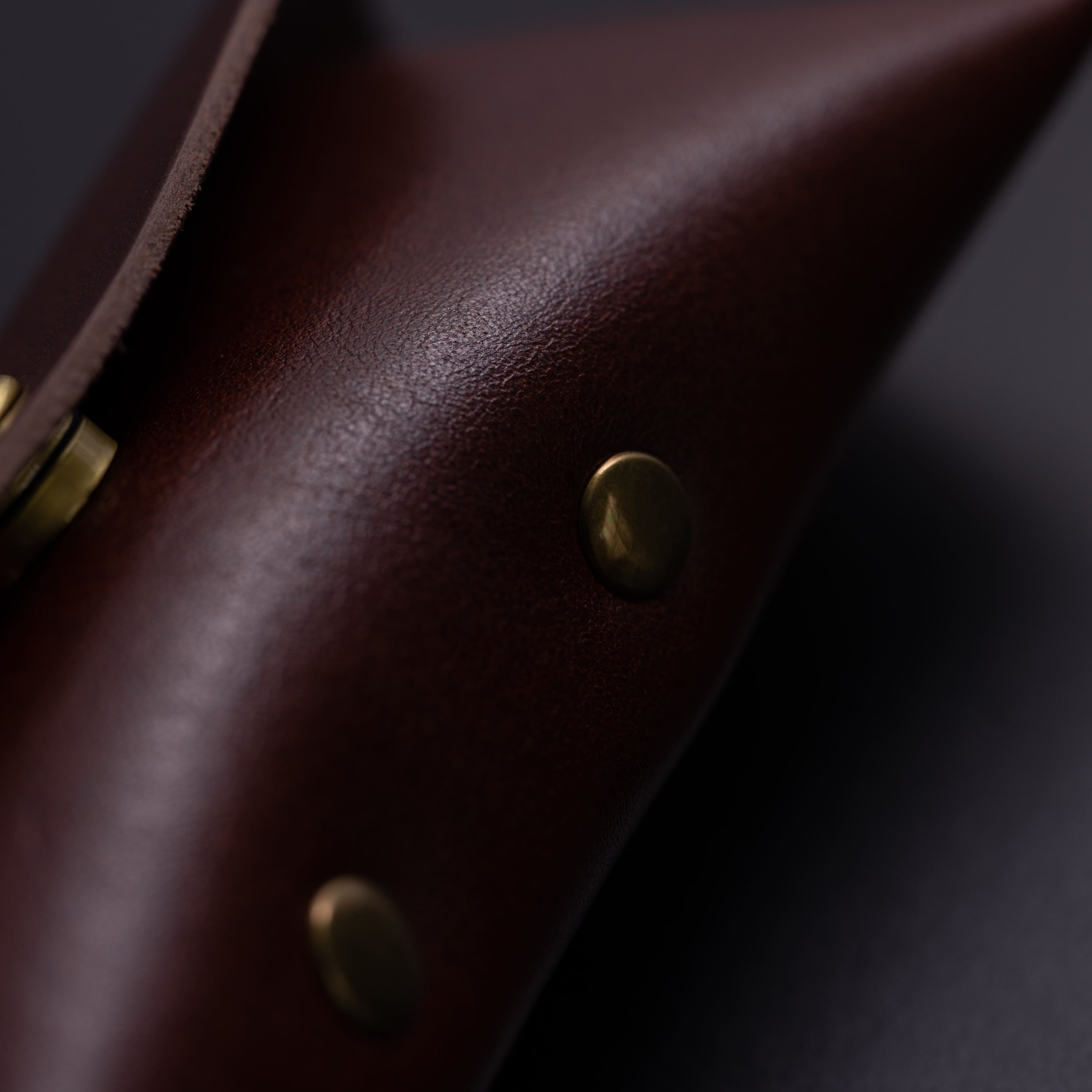 Sleek Refinement - Handcrafted Leather Eyewear Case