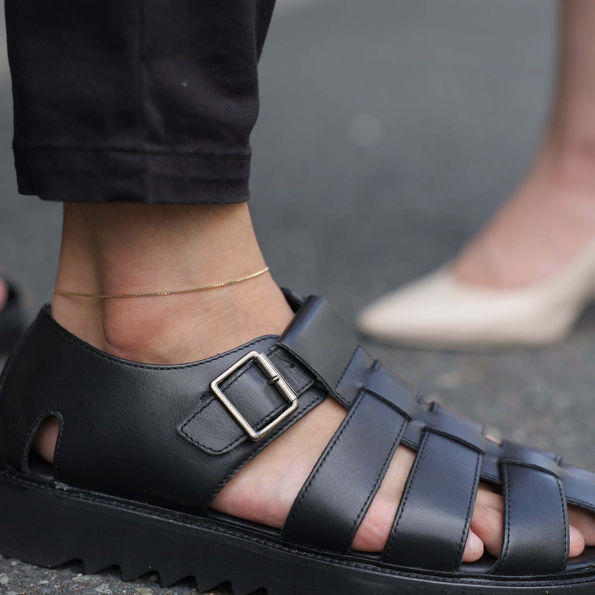 18K Gold Anklet - 27cm