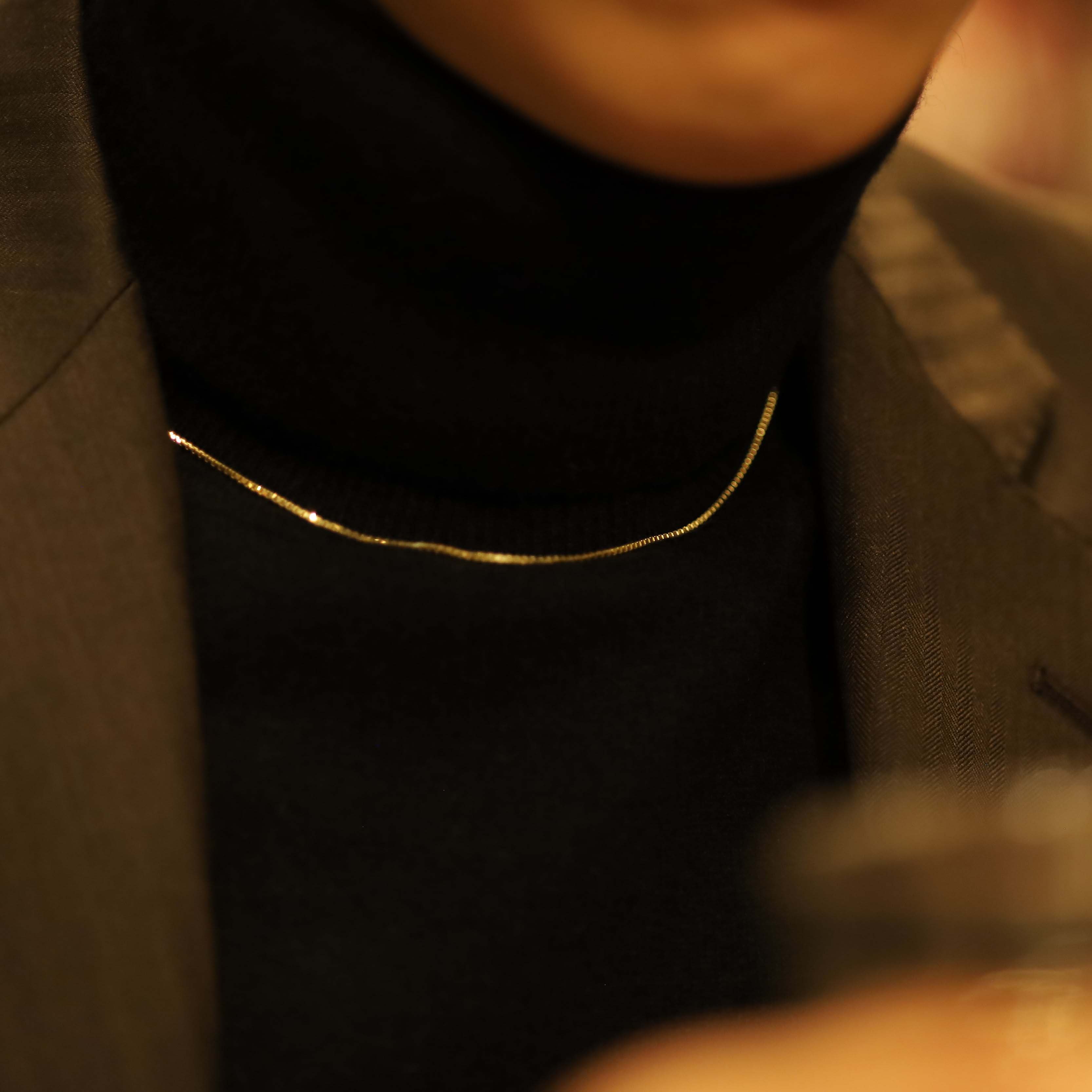 18K Gold Necklace - 45 cm