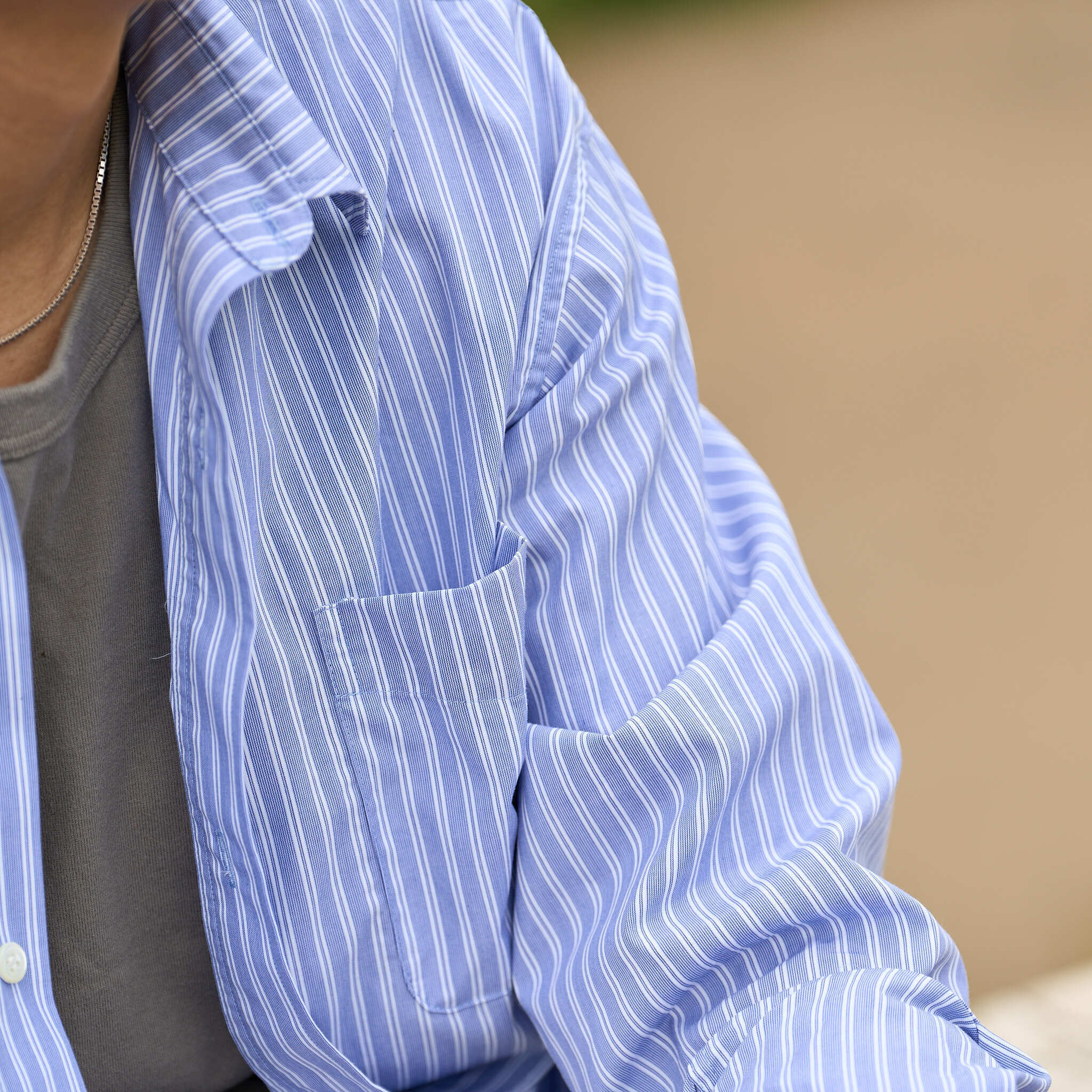 The Streamline Stripe Shirt: Sharp, Slimming Fit