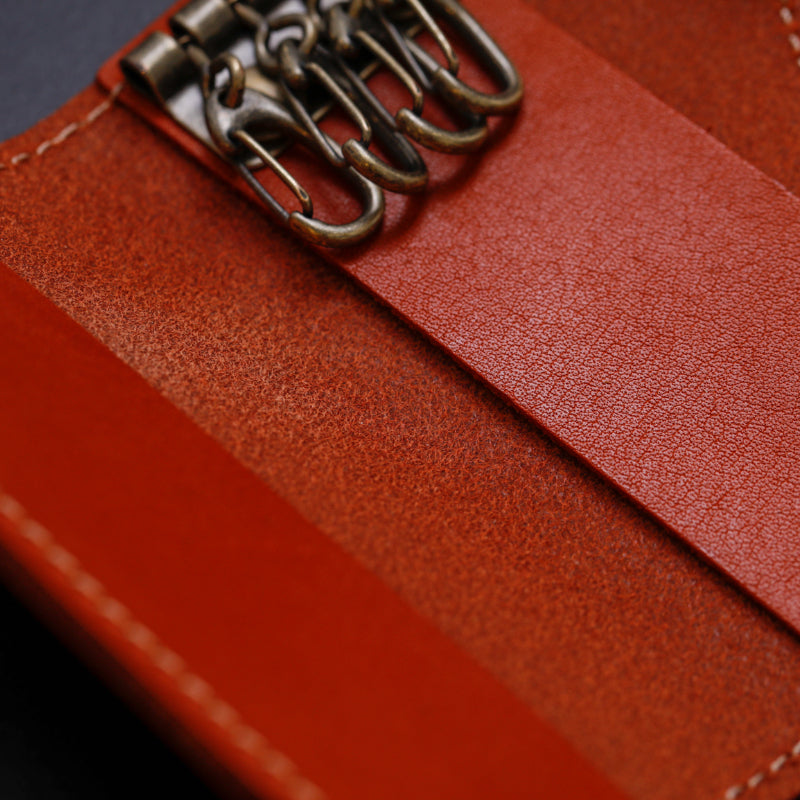 A Perfectly Palm Sized Genuine Leather Key Holder
