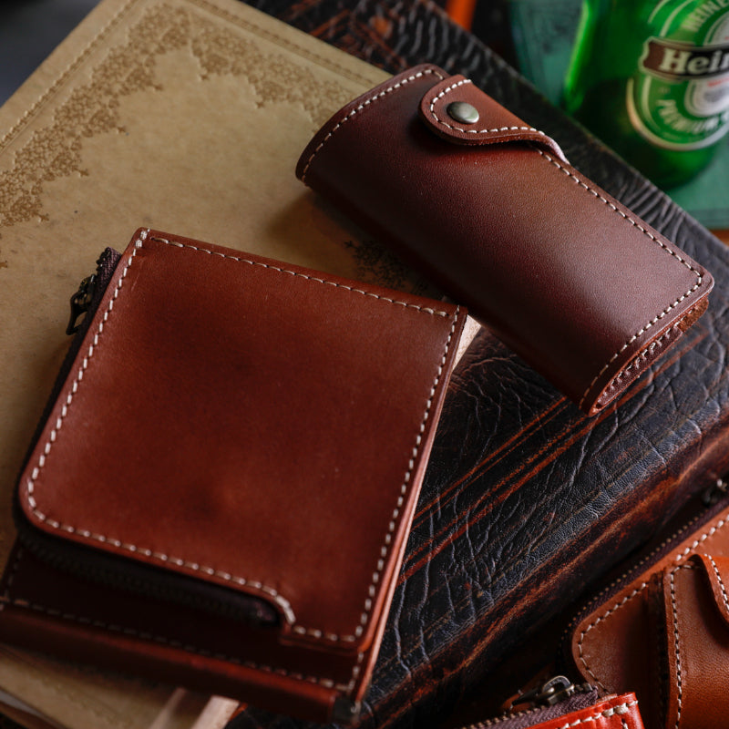 Level Up with this Genuine Leather Compact Wallet
