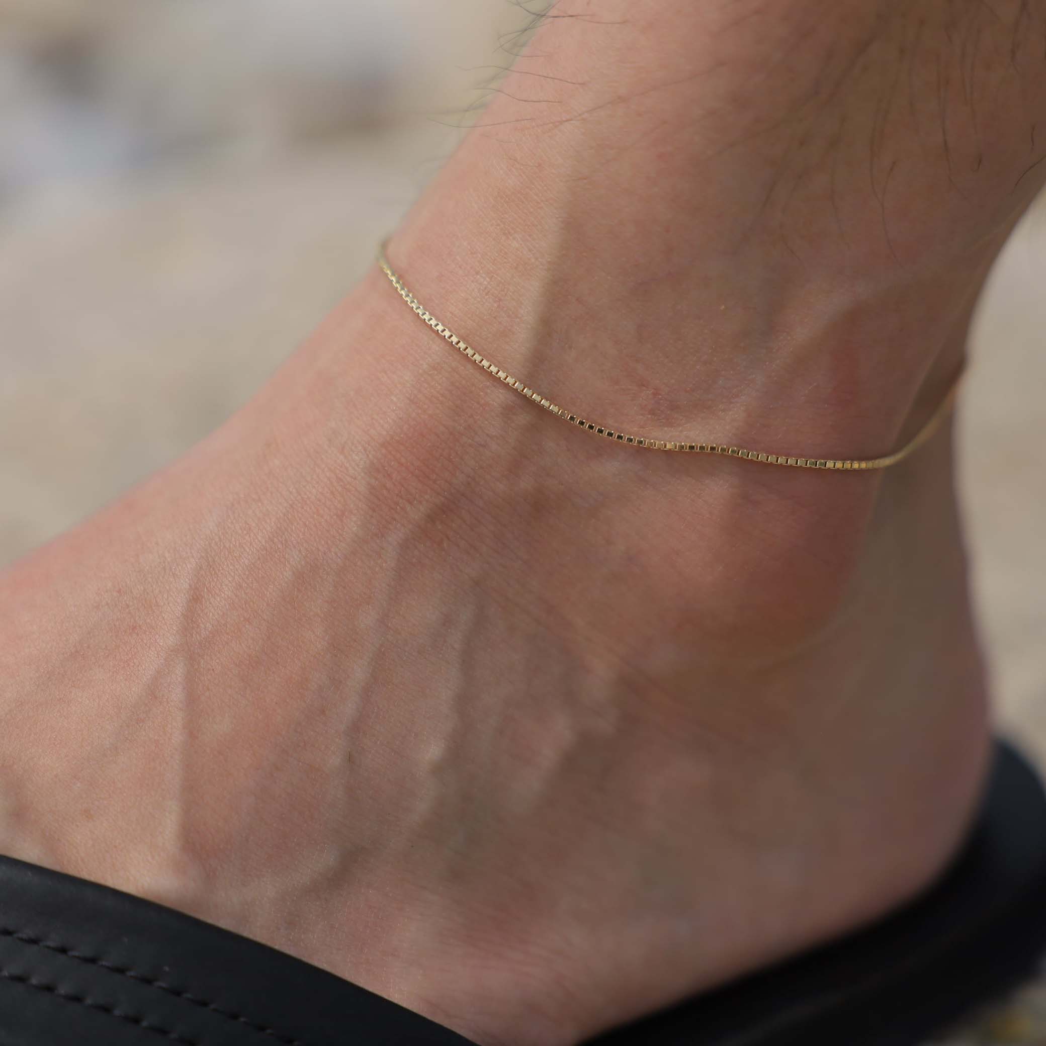 18K Gold Anklet - 27cm