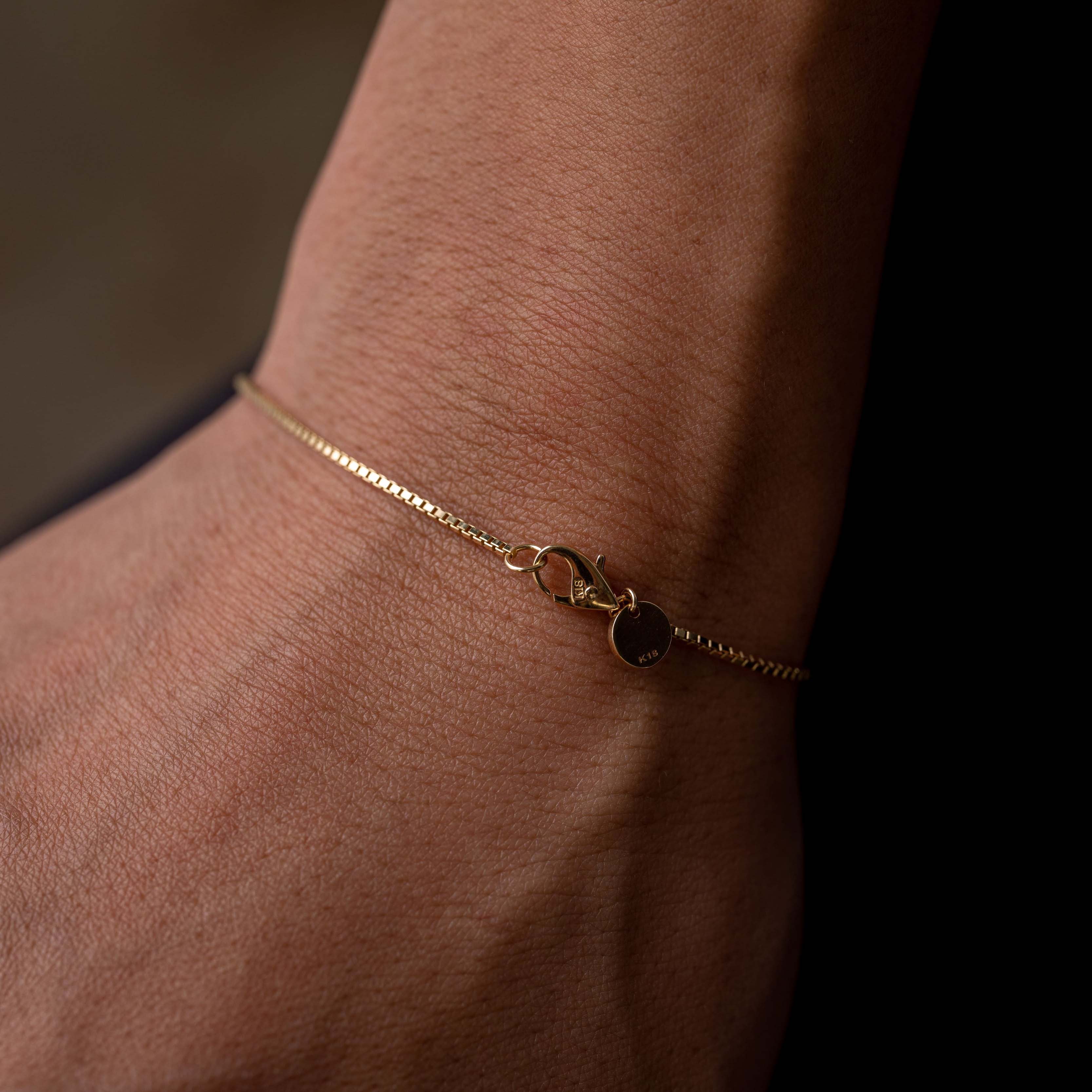 18K Gold Bracelet - 18cm