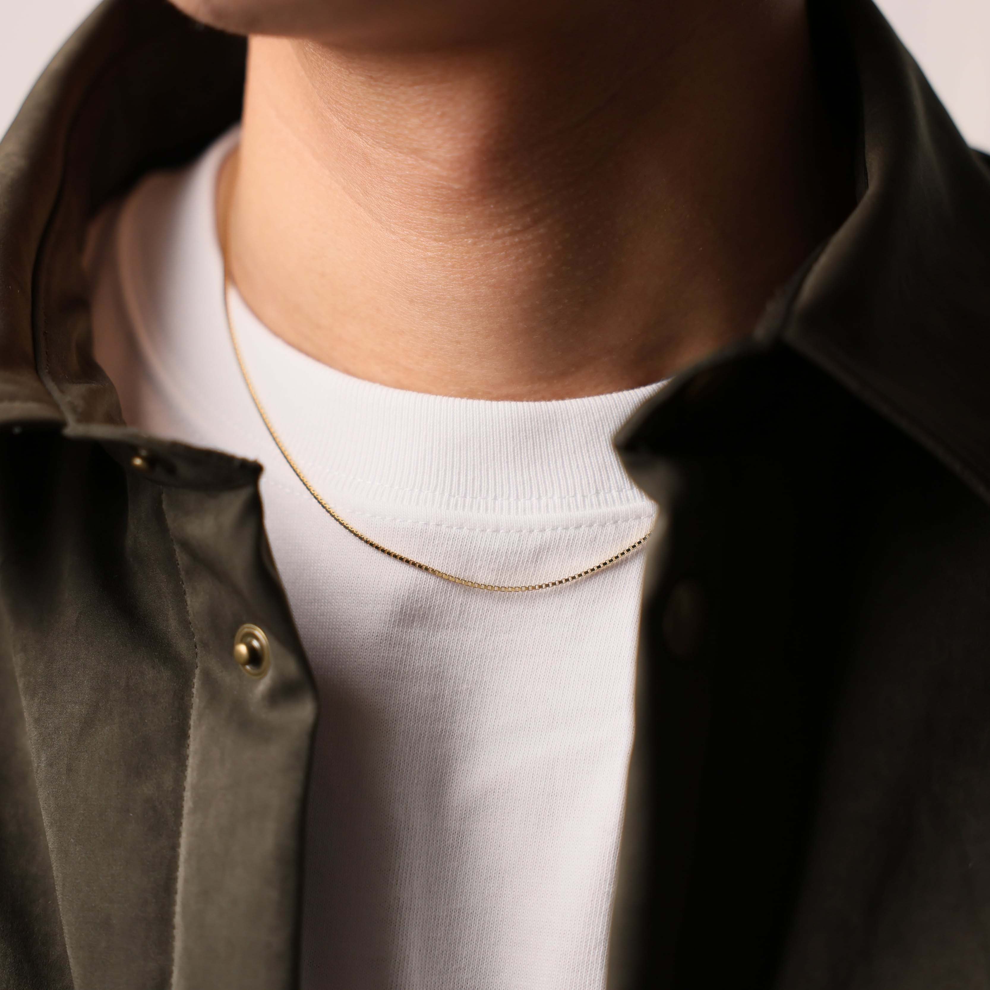 18K Gold Necklace - 45 cm