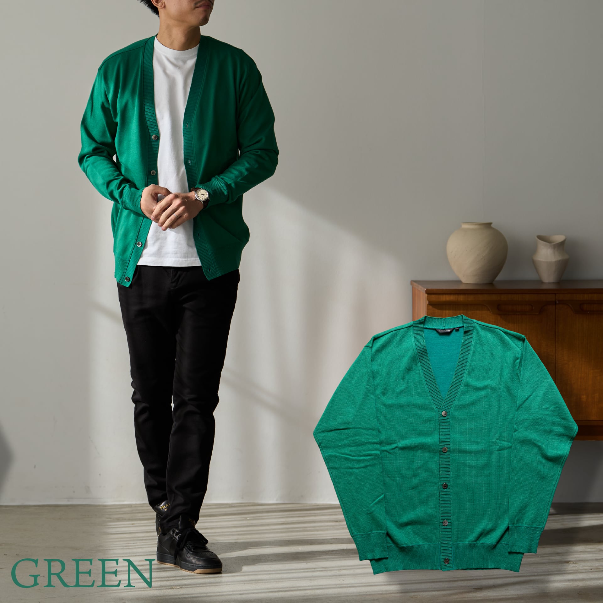 Effortlessly Elegant: Cashmere-Cotton Signature Cardigan