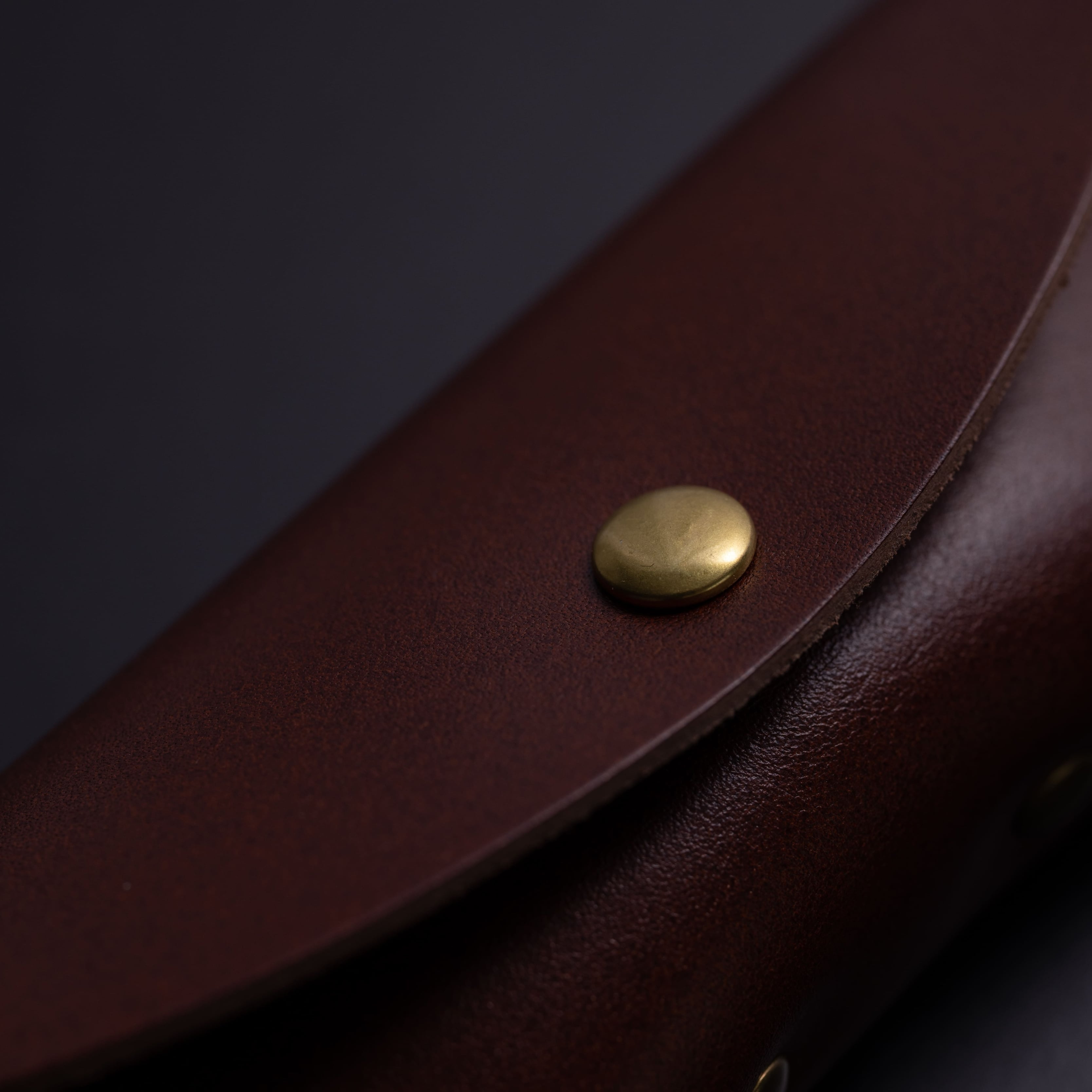 Sleek Refinement - Handcrafted Leather Eyewear Case