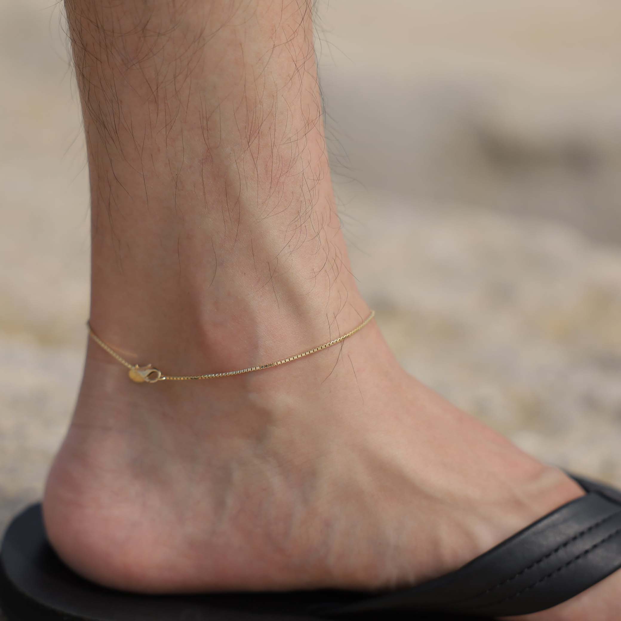18K Gold Anklet - 27cm
