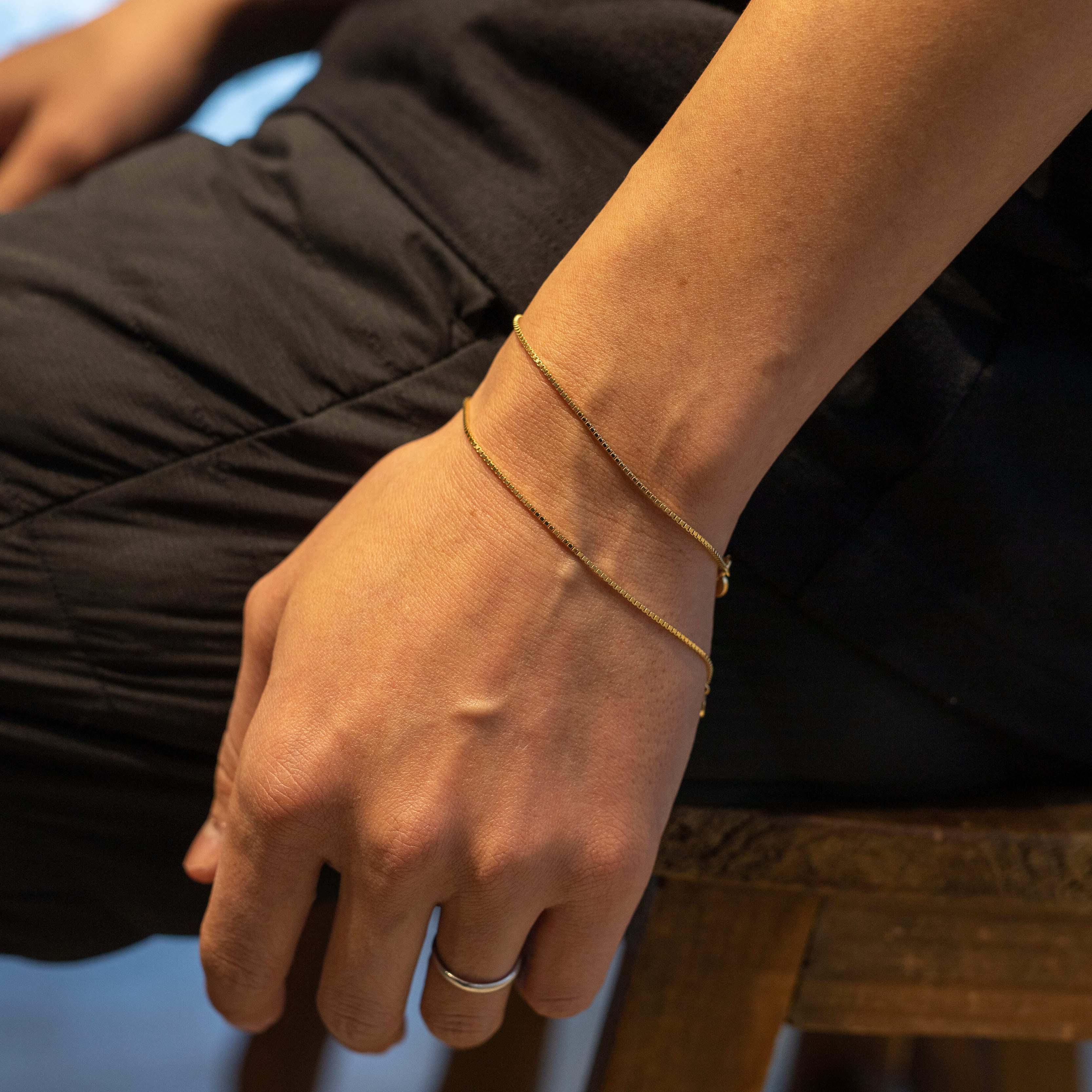 18K Gold Bracelet - 18cm