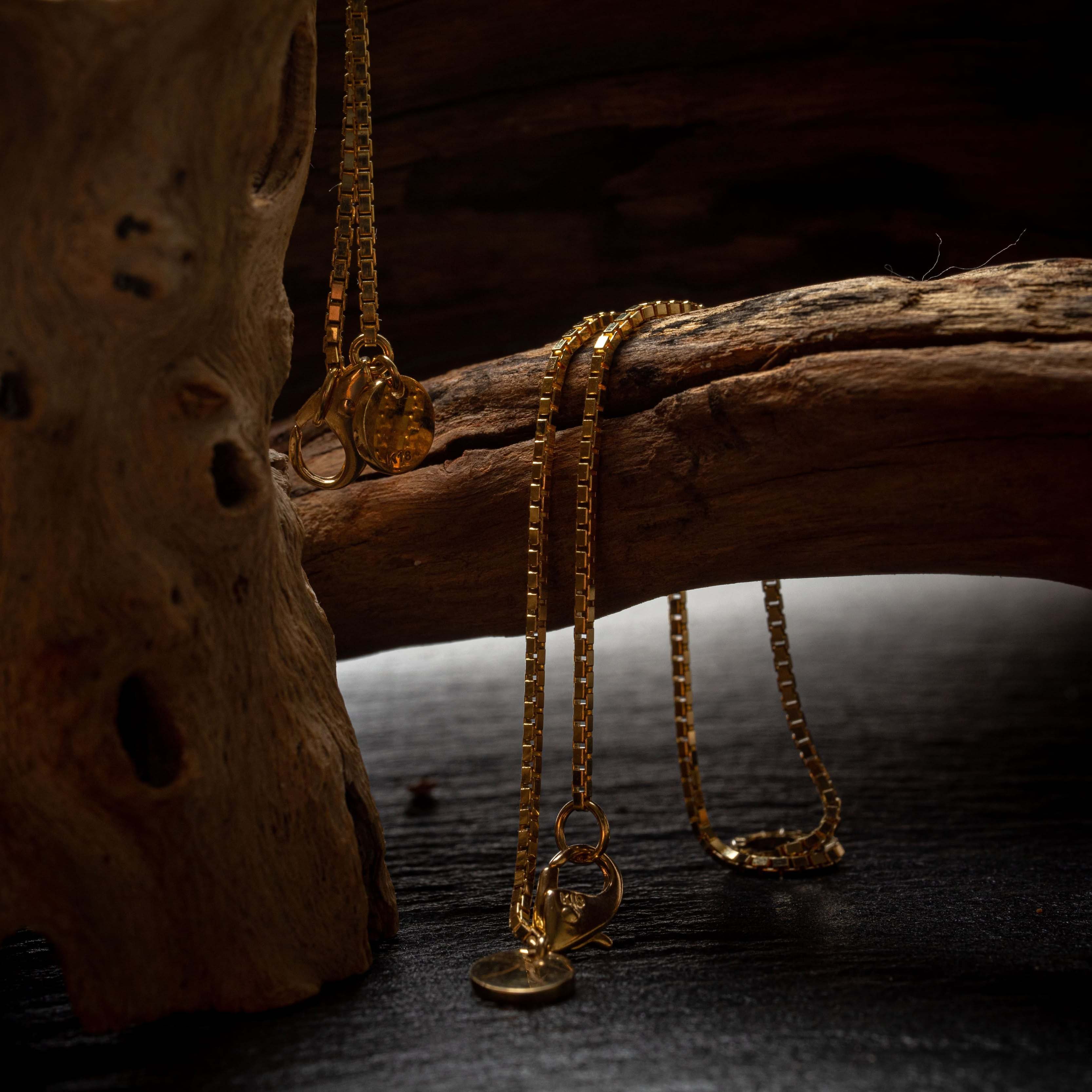18K Gold Bracelet - 18cm