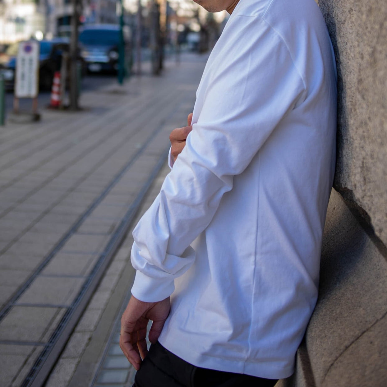 *Spring 2024 Reissue* Ultra-Soft Luxurious Long-Sleeved Tee (Sea Island Cotton)