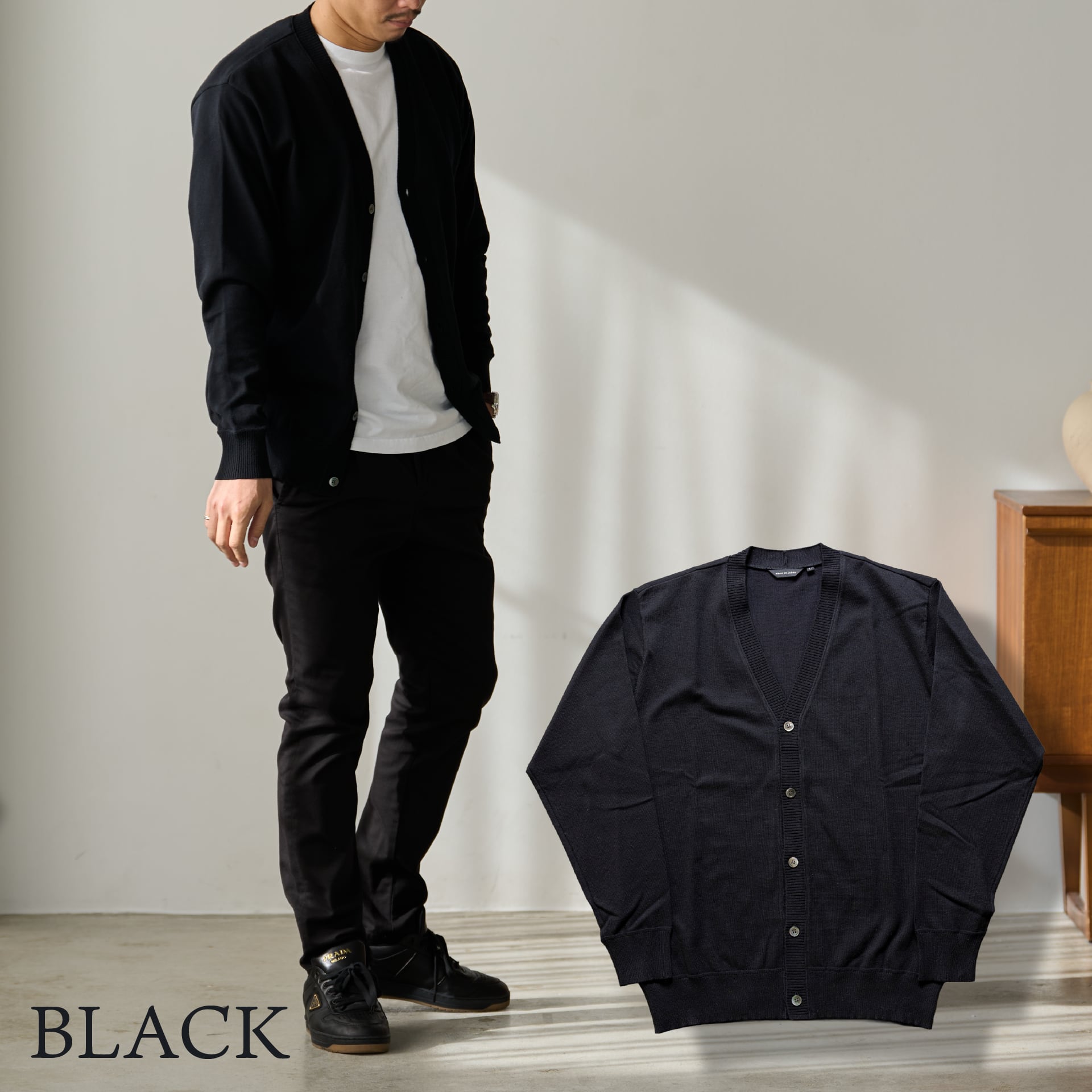 Effortlessly Elegant: Cashmere-Cotton Signature Cardigan