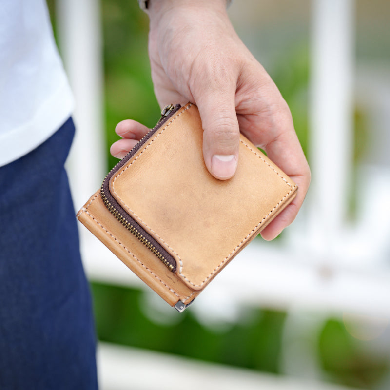 Level Up with this Genuine Leather Compact Wallet
