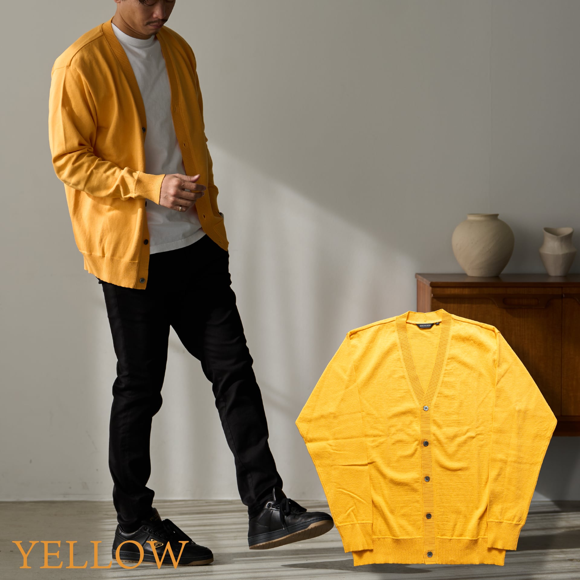 Effortlessly Elegant: Cashmere-Cotton Signature Cardigan