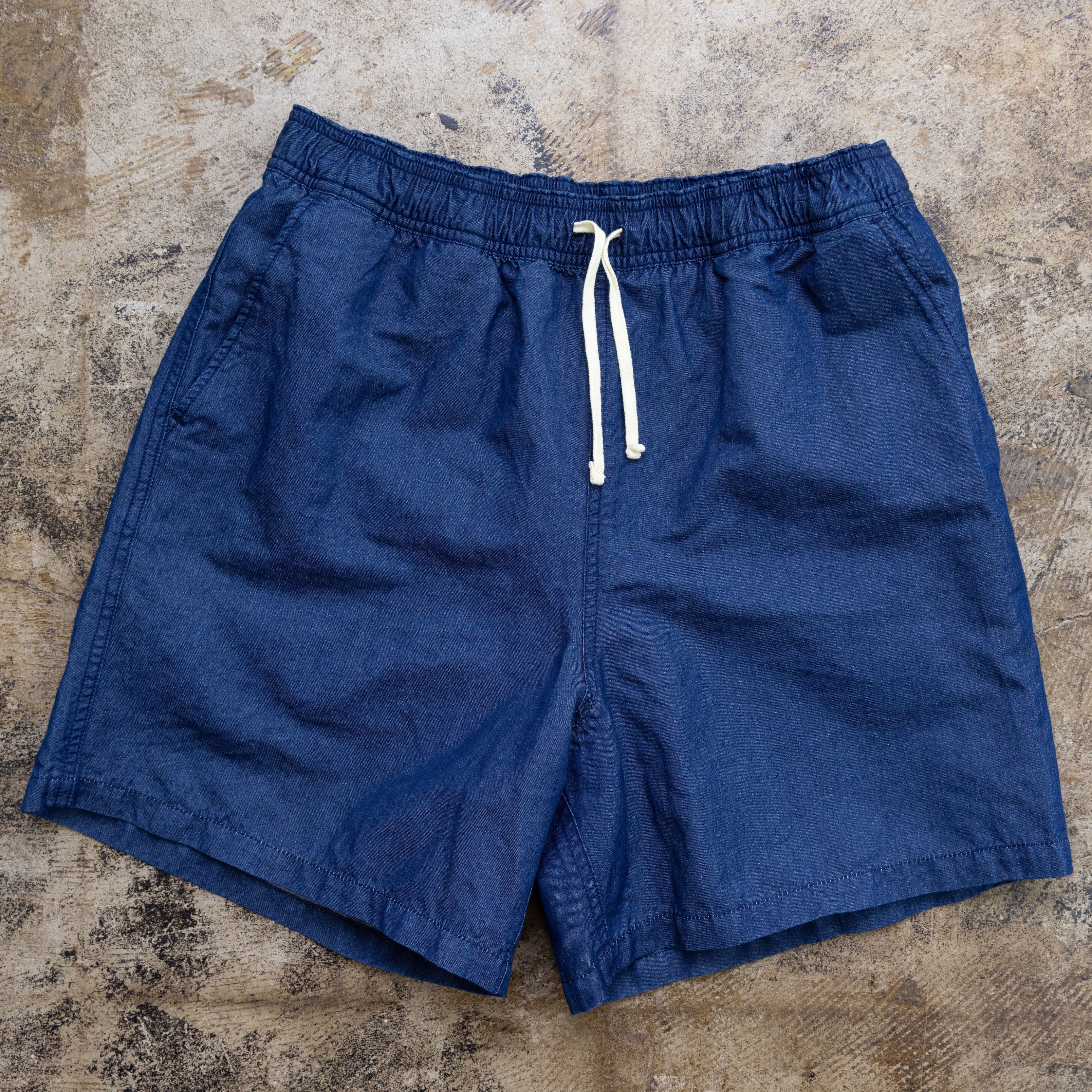 [Discontinued item] "Kami" shorts (Japanese paper denim) suitable for adult men