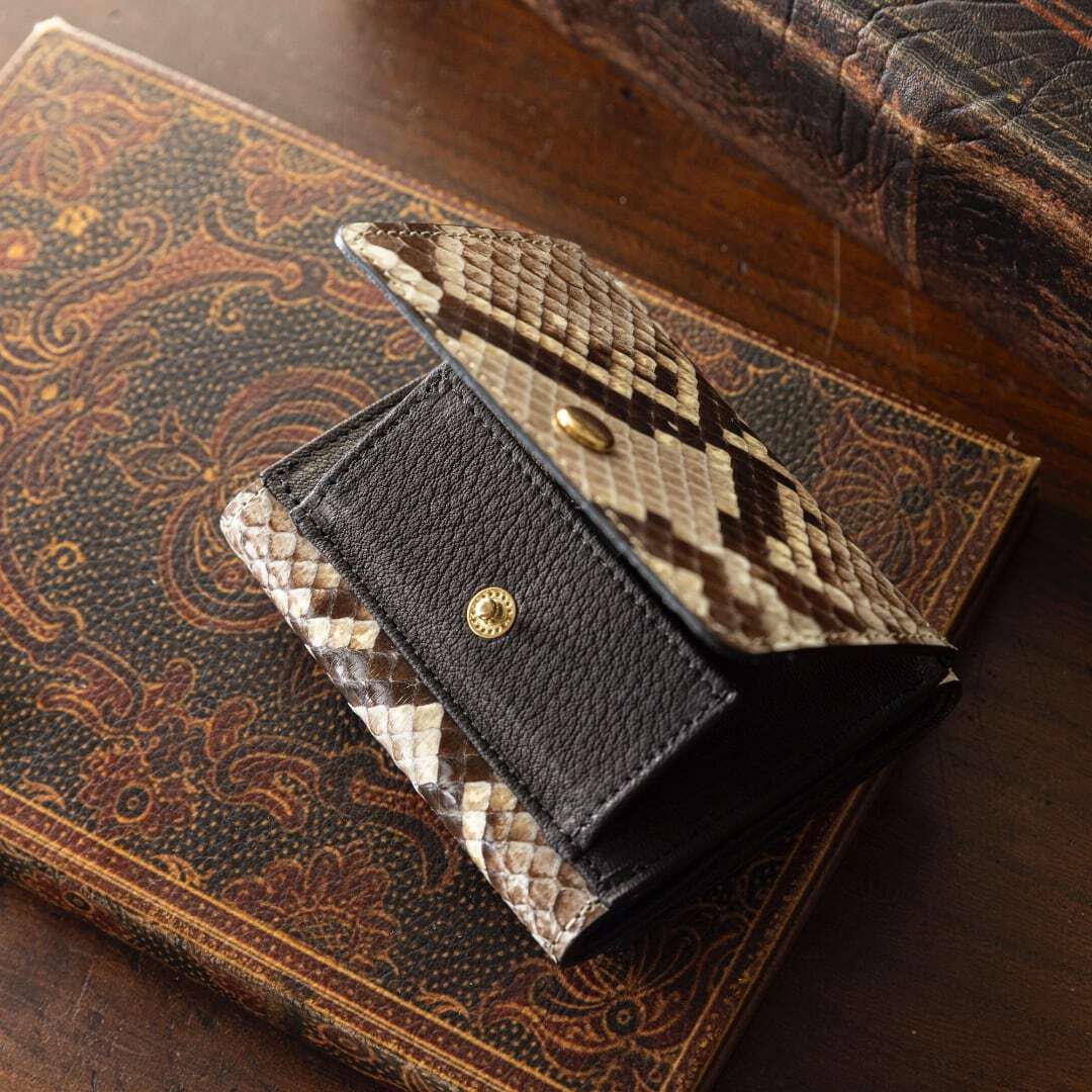 Special Edition Trifold Wallet: Python Leather