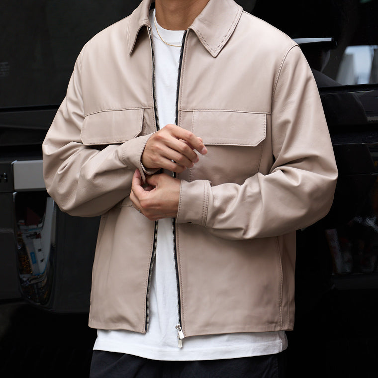 "Spanish Merino Sheep JKT" That Looks Great Worn Solo or Layered