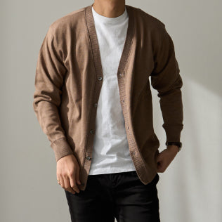 Effortlessly Elegant: Cashmere-Cotton Signature Cardigan