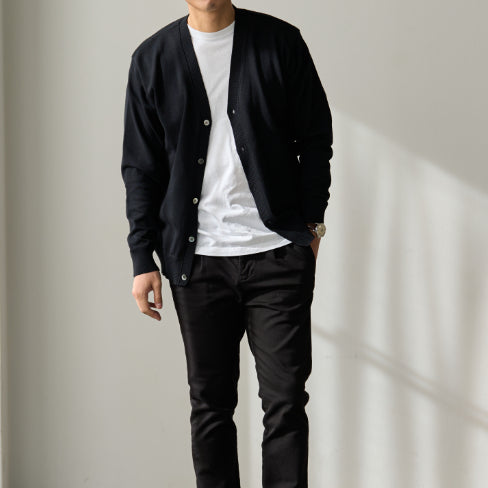 Effortlessly Elegant: Cashmere-Cotton Signature Cardigan