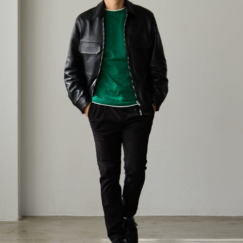 "Spanish Merino Sheep JKT" That Looks Great Worn Solo or Layered