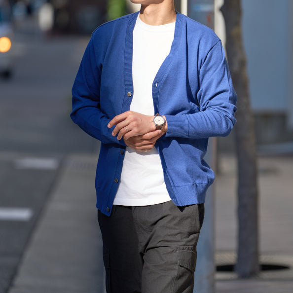 Effortlessly Elegant: Cashmere-Cotton Signature Cardigan