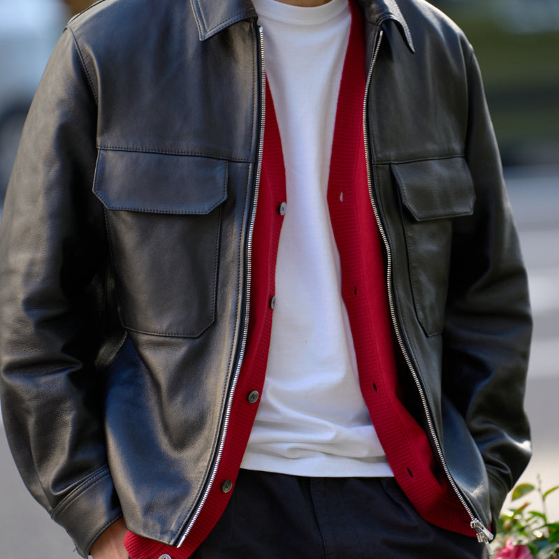 "Spanish Merino Sheep JKT" That Looks Great Worn Solo or Layered