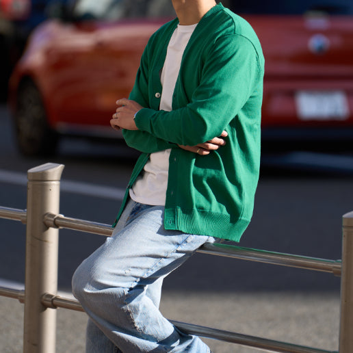 Effortlessly Elegant: Cashmere-Cotton Signature Cardigan