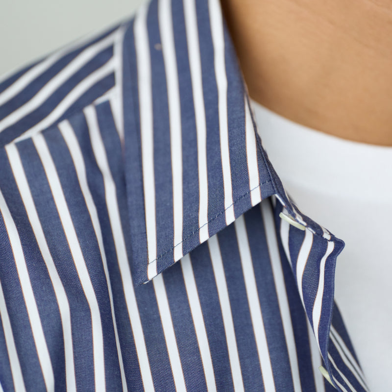The Streamline Stripe Shirt: Sharp, Slimming Fit
