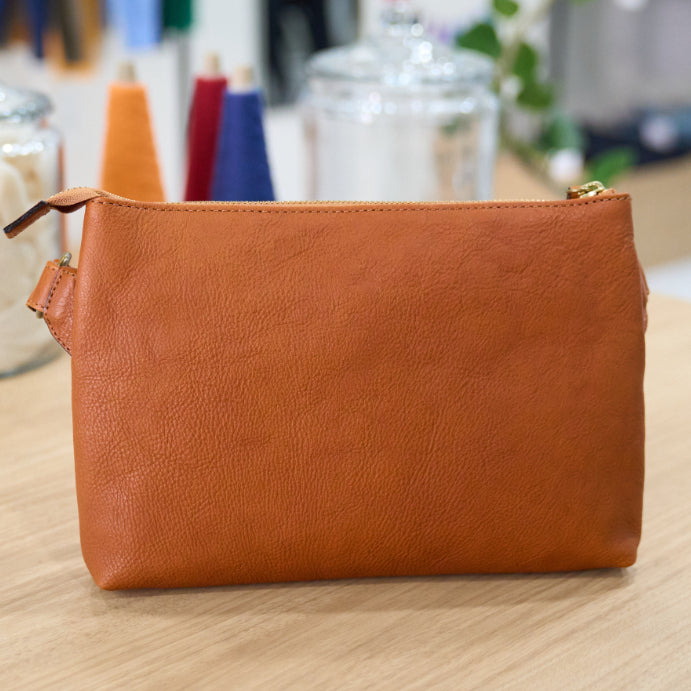 Handmade Japanese Full-Grain Leather  Crossbody / Body Bag- Trusted by Japanese Users: 99.4% Satisfaction Rate on Our Domestic Site