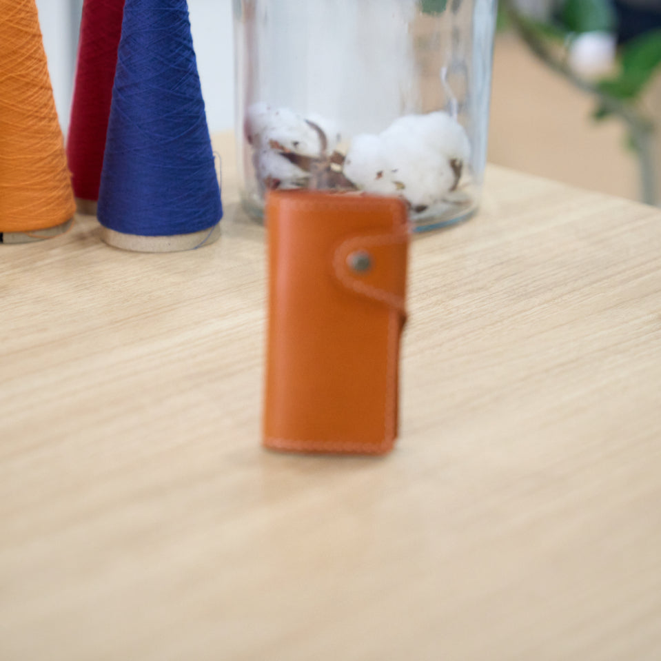 A Perfectly Palm Sized Genuine Leather Key Holder