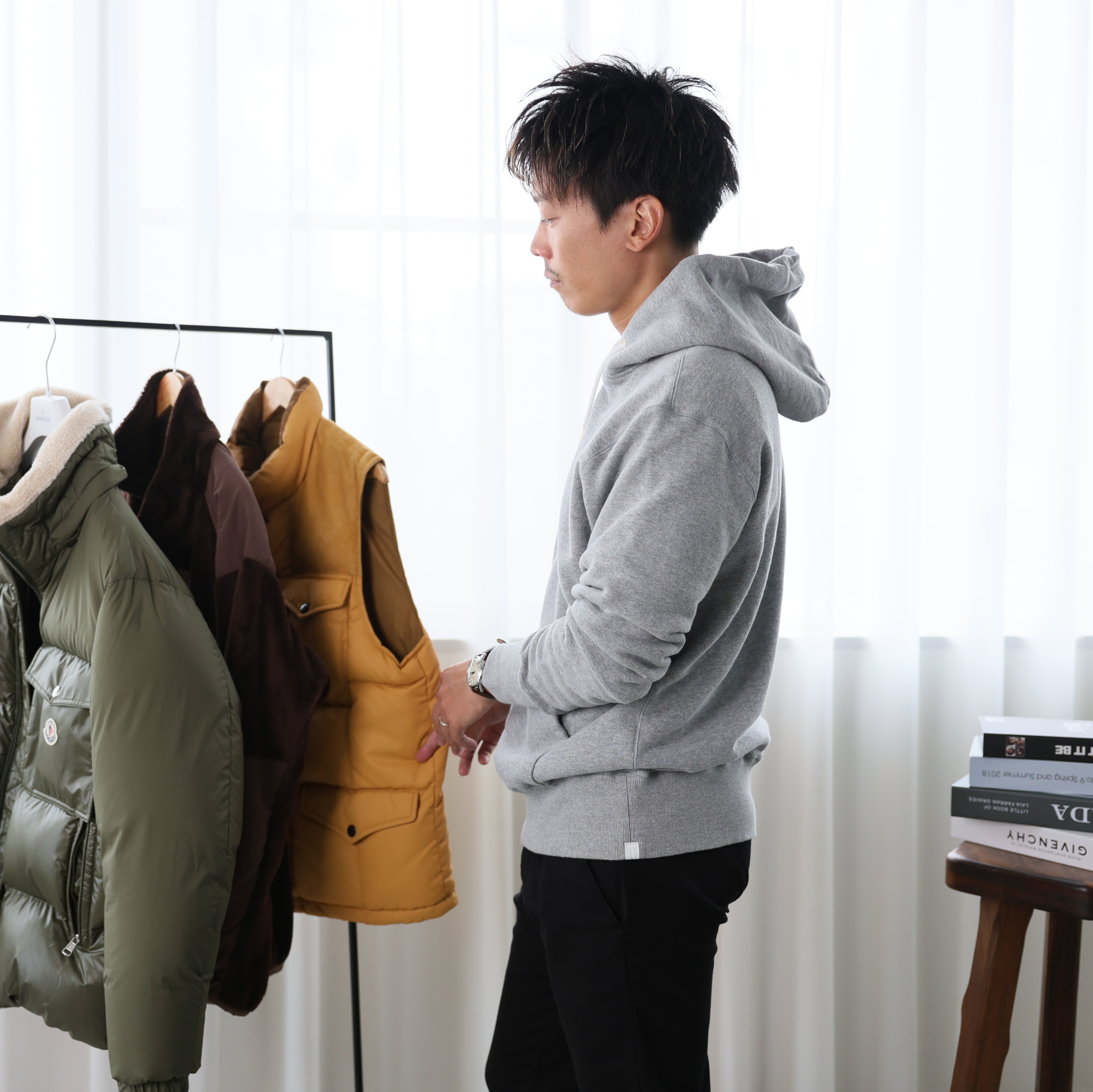 Perfectly Structured Premium Hoodie -Tsuri-ami Loopwheel Knit