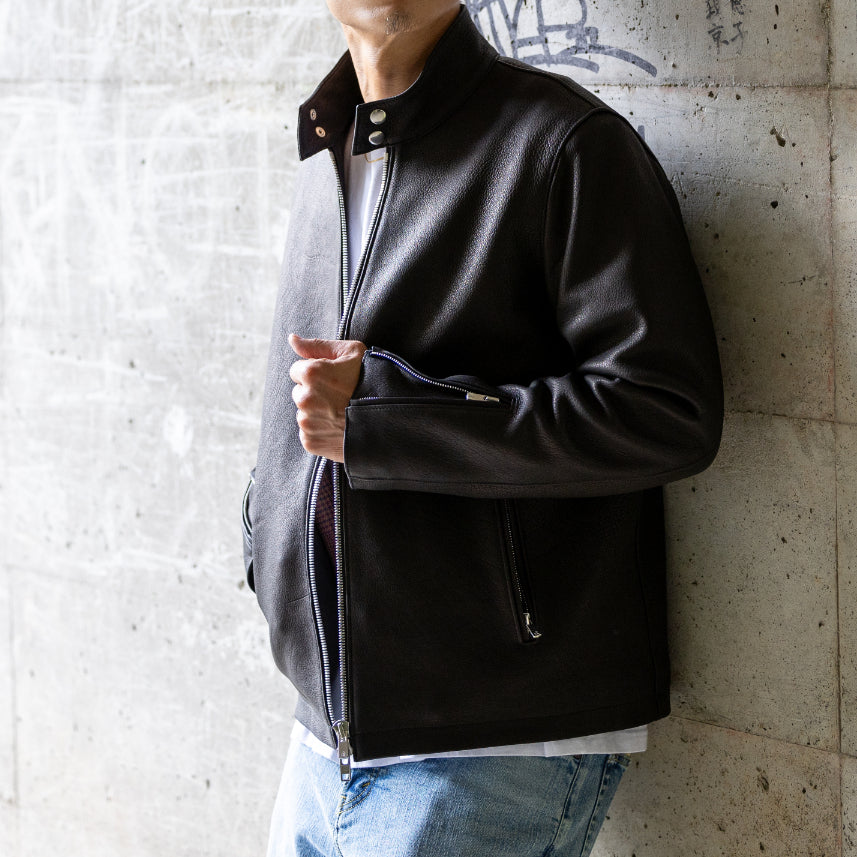 The Absolute Classic "Single Deerskin Leather Jacket," Made with the "Cashmere" of the Leather World