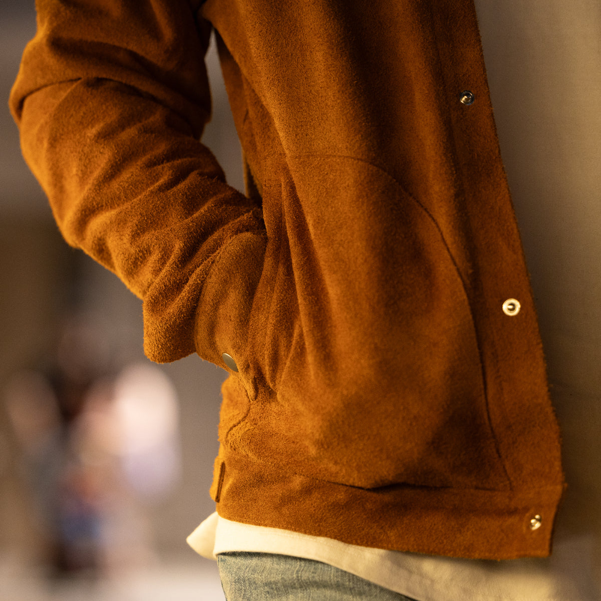 High-Quality "Suede" Jacket for Men Aged 30 and Over