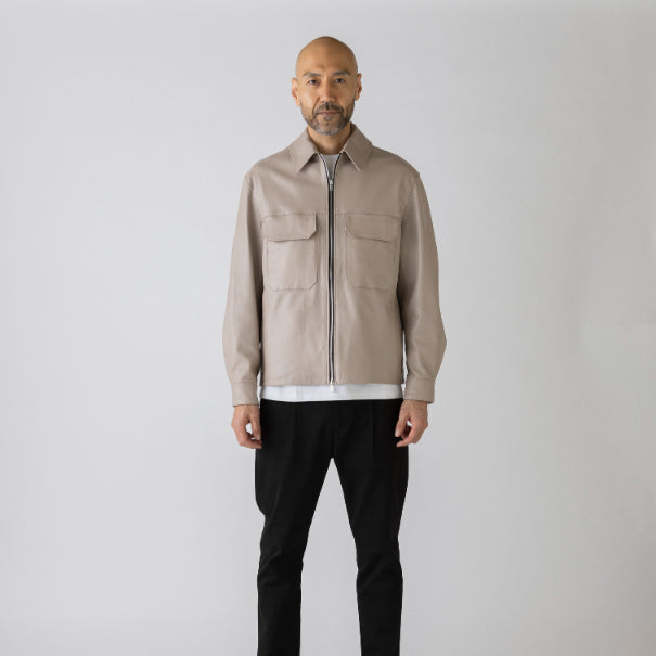 "Spanish Merino Sheep JKT" That Looks Great Worn Solo or Layered