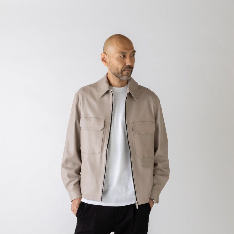 "Spanish Merino Sheep JKT" That Looks Great Worn Solo or Layered