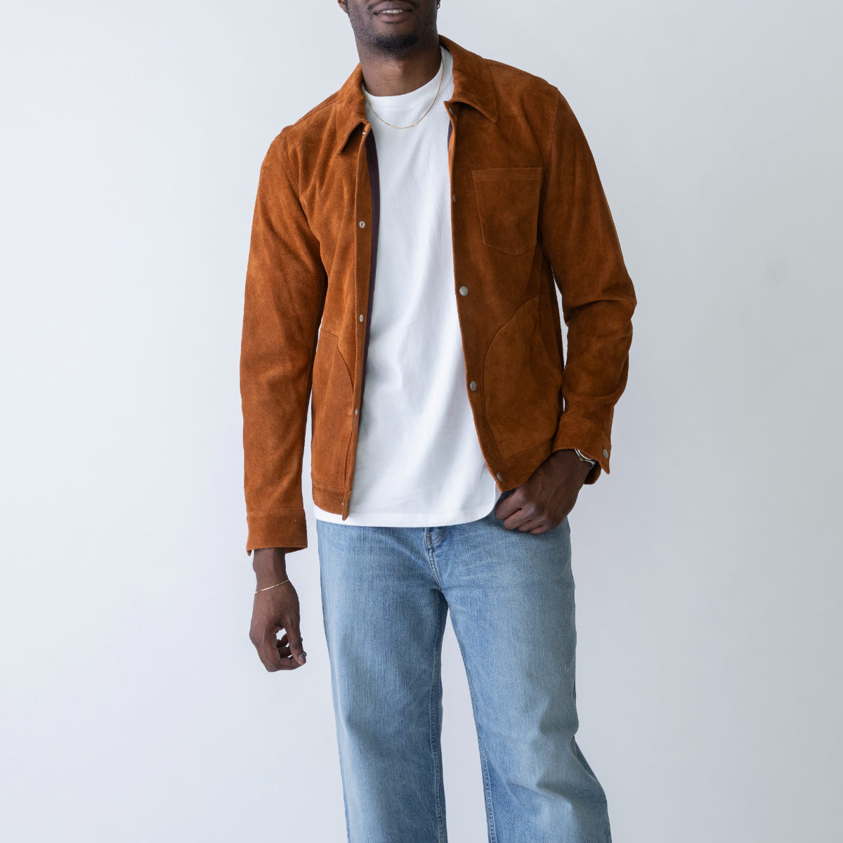 High-Quality "Suede" Jacket for Men Aged 30 and Over
