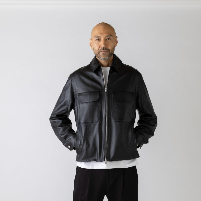 "Spanish Merino Sheep JKT" That Looks Great Worn Solo or Layered