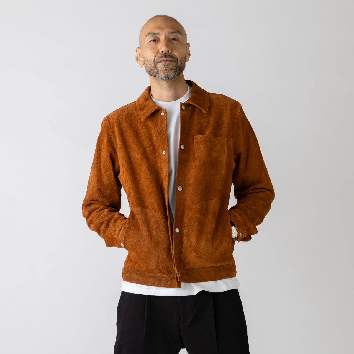 High-Quality "Suede" Jacket for Men Aged 30 and Over