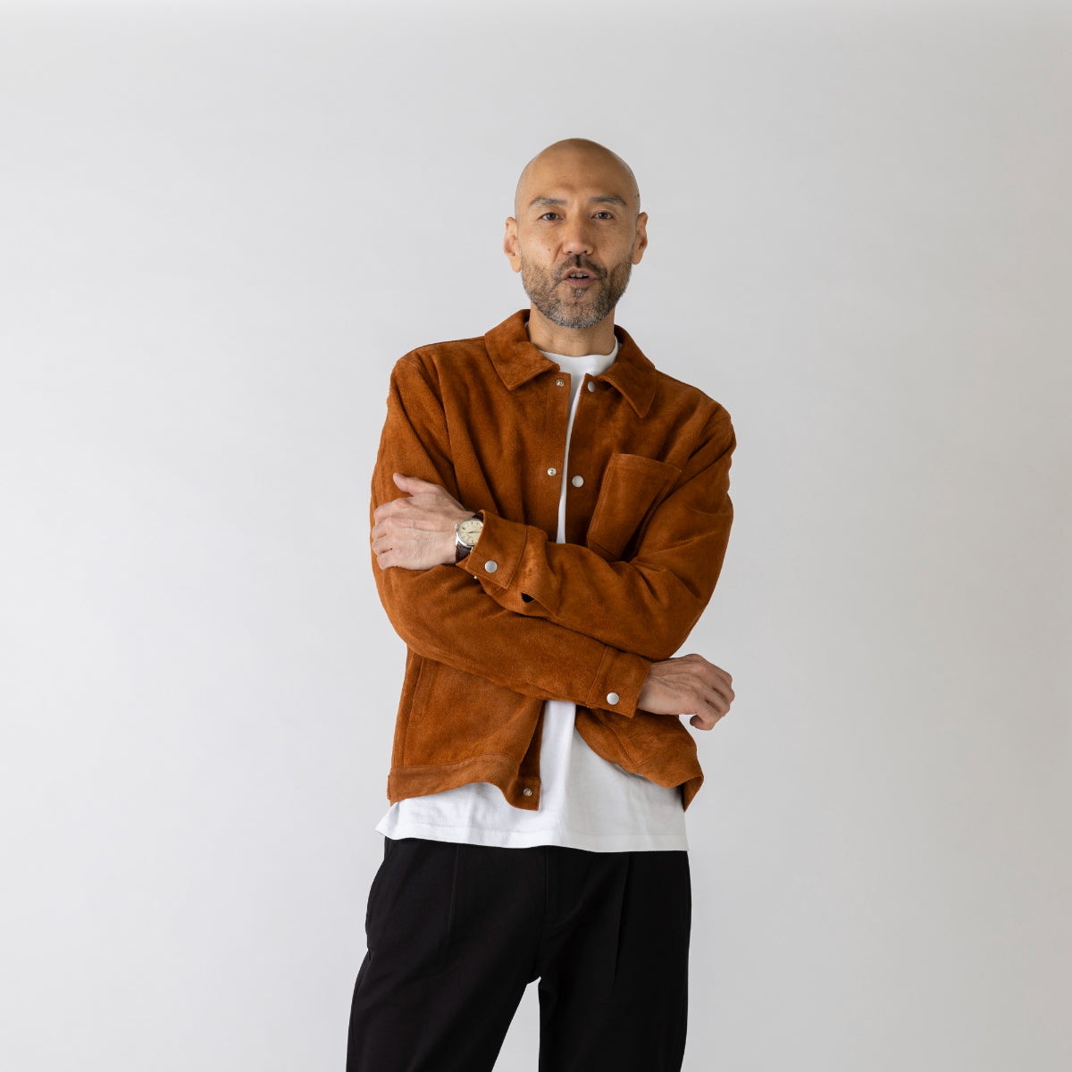 High-Quality "Suede" Jacket for Men Aged 30 and Over